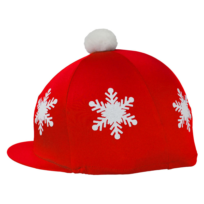 Hy Equestrian Snowflake with Pom Pom Hat Cover