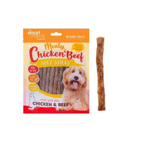 Soft Chicken & Beef Sticks Dog Treat