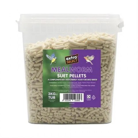 Extra Select Hi Energy Suet Pellets Mealworm