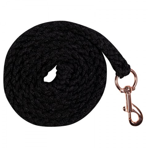 HKM Lead Rope Berry Black/Rose Gold