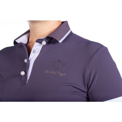 HKM Ladies Lavender Bay Polo Shirt Dk Lilac