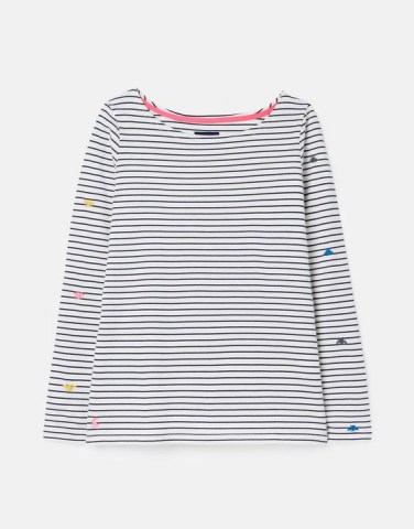 Joules Harbour Embellished Multi Bee Stripe