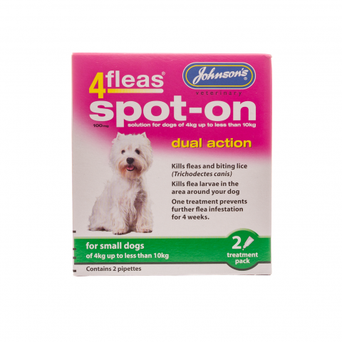 4fleas Spot-on for Small Dogs 4 - 10kg
