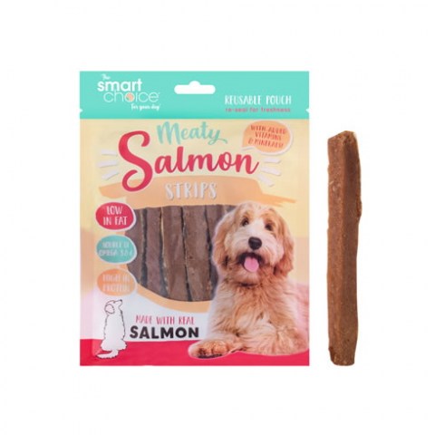 Salmon Skin Strip Dog Treats