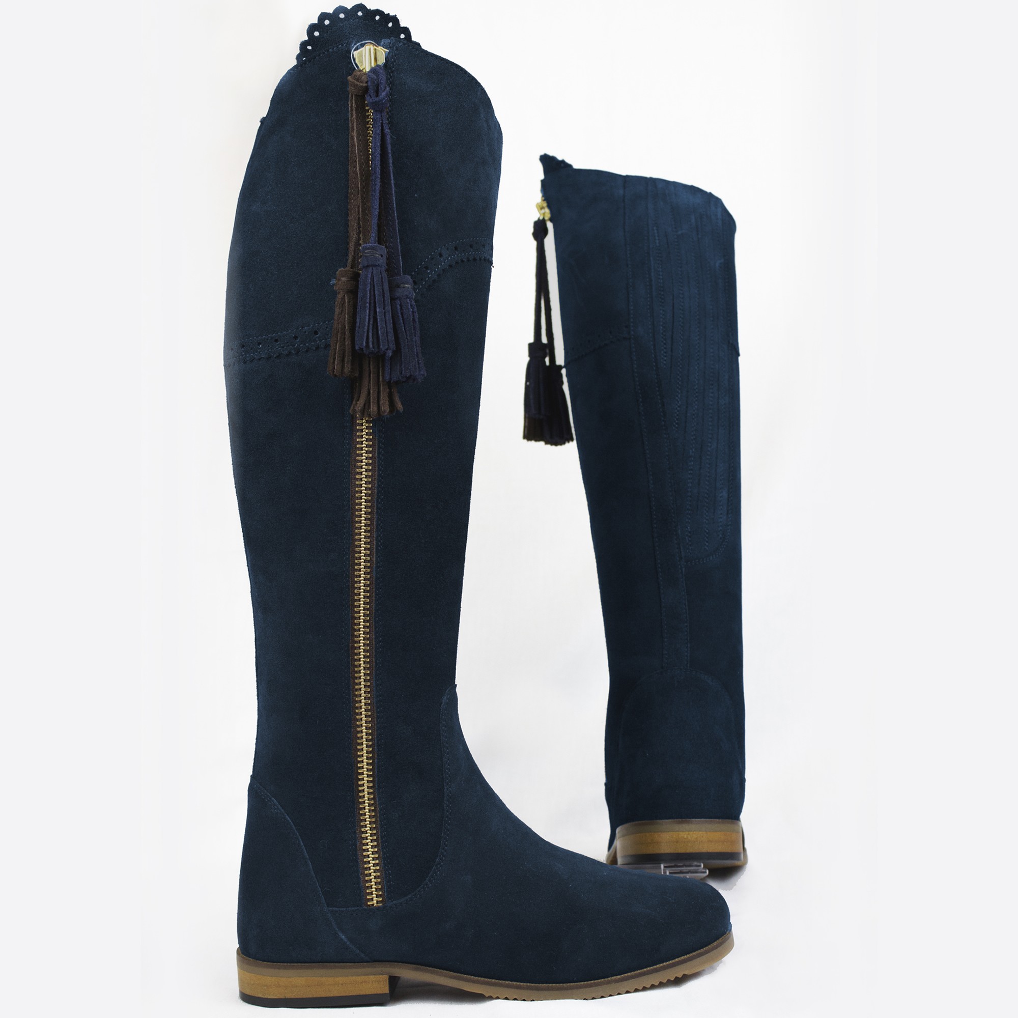 Gallop Seville Navy Suede Boots
